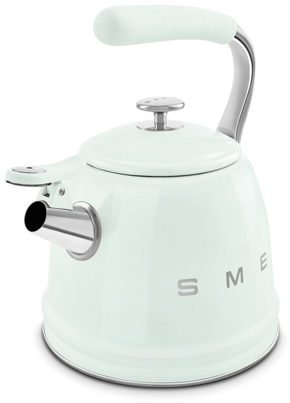 Smeg чайник Стиль 50-х г.г. CKLW2001PG 2.3 л, алюминий, нержавеющая сталь купить,NaN
