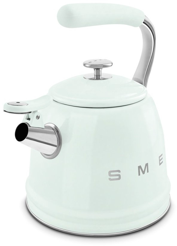 Smeg чайник Стиль 50-х г.г. CKLW2001PG 2.3 л, алюминий, нержавеющая сталь купить,NaN