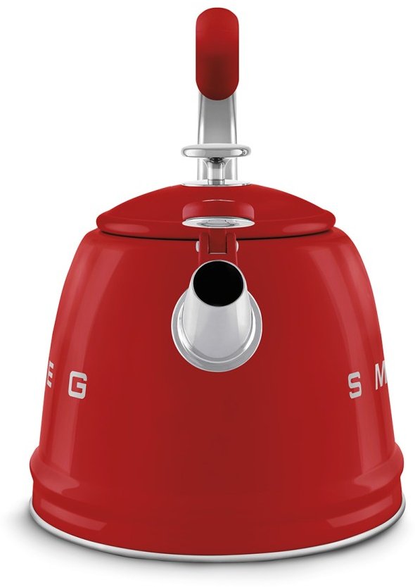 Smeg чайник Стиль 50-х г.г. CKLW2001RD 2.3 л, алюминий, нержавеющая сталь купить,0