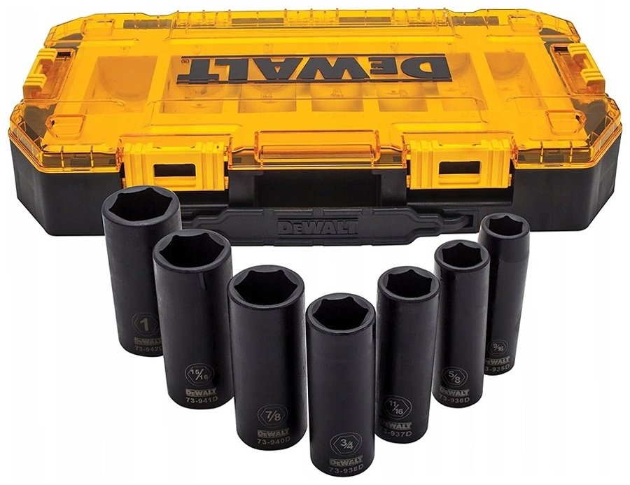 DeWALT набор торцевых головок 1/2 DWMT74737-0 7 шт