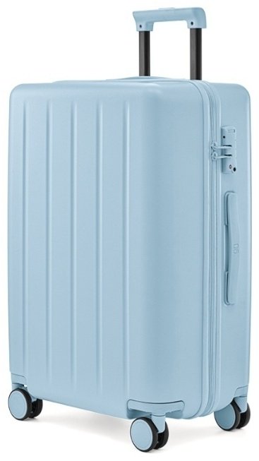 Чемодан NinetyGo Danube MAX luggage 28 поликарбонат 100 л голубой
