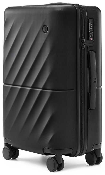 Чемодан NinetyGo Ripple Luggage поликарбонат 50 л черный купить,0