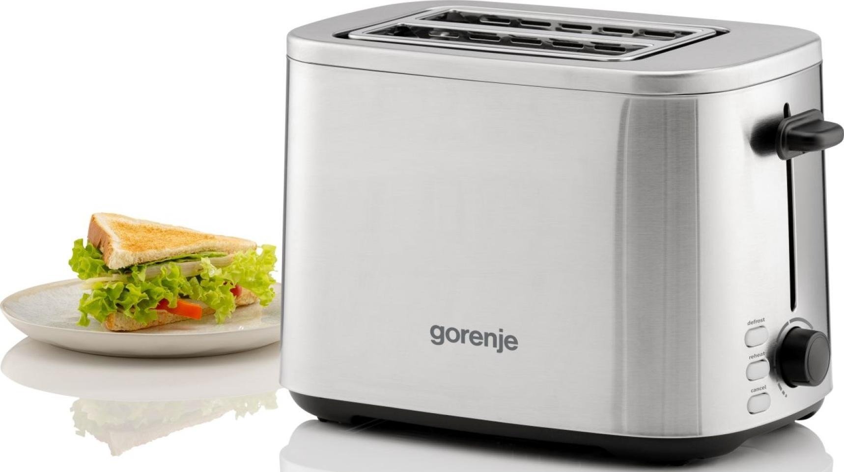 Тостер Gorenje T800DS серебристый купить,0