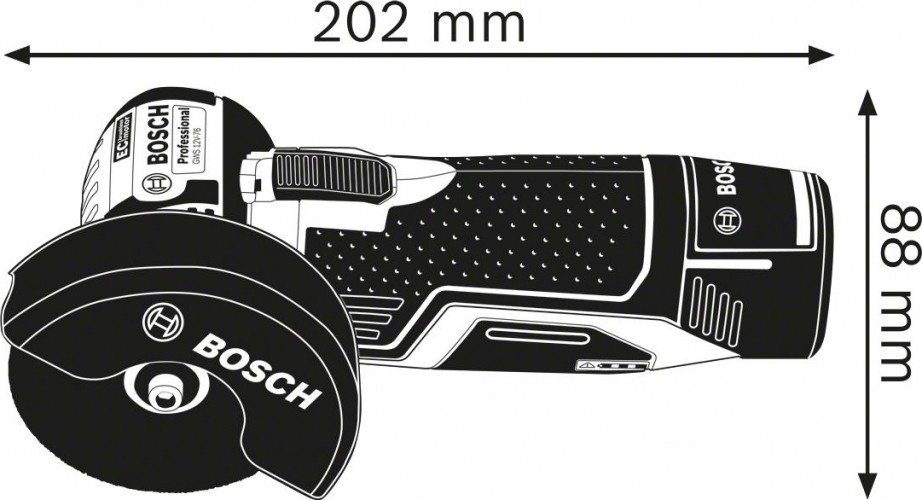 Шлифмашина угловая Bosch GWS 12V-76 0615990M3E купить,NaN