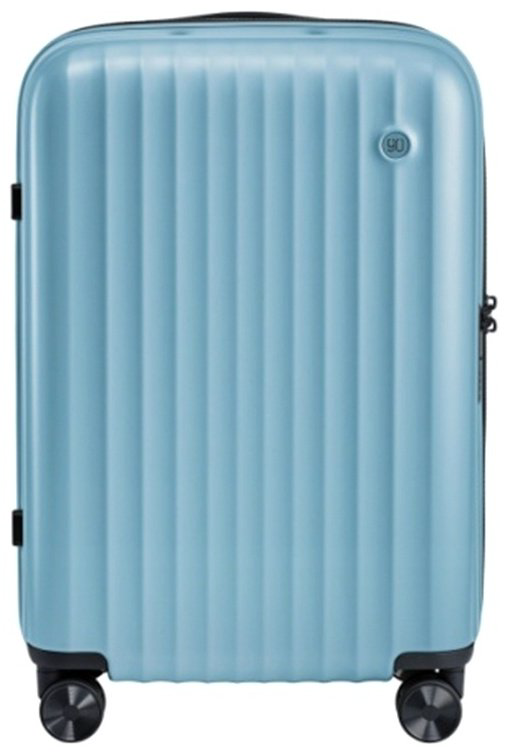 Чемодан Xiaomi NinetyGo Elbe Luggage поликарбонат 38 л голубой купить,NaN