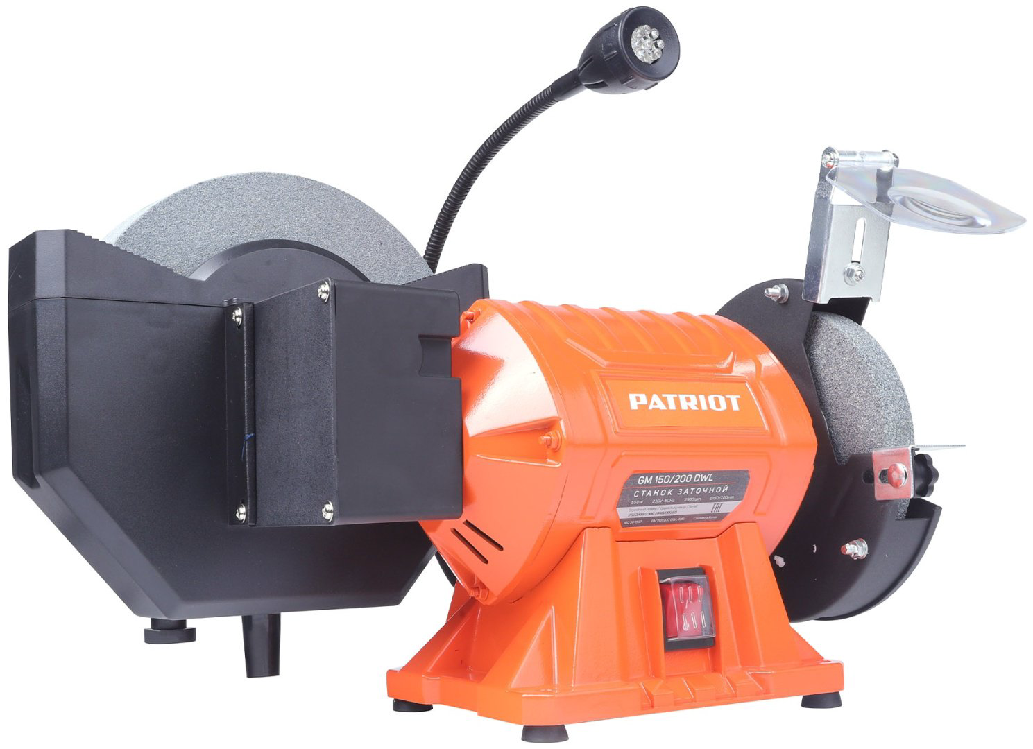 Точильный станок Patriot GM 150/200 DWL 550 Вт 150 мм купить,NaN