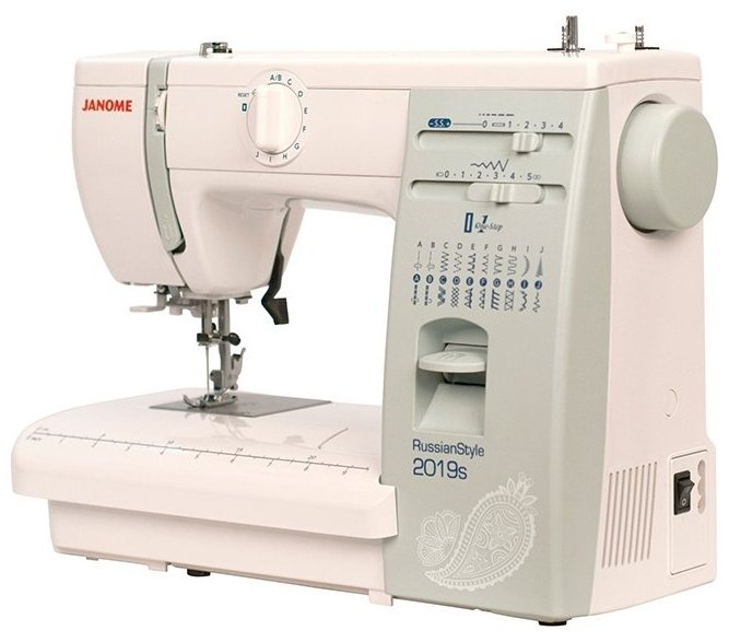 Швейная машина Janome RussianStyle 2019S белый - ForteMarket Швейная машина Janome RussianStyle 2019S белый купить,0