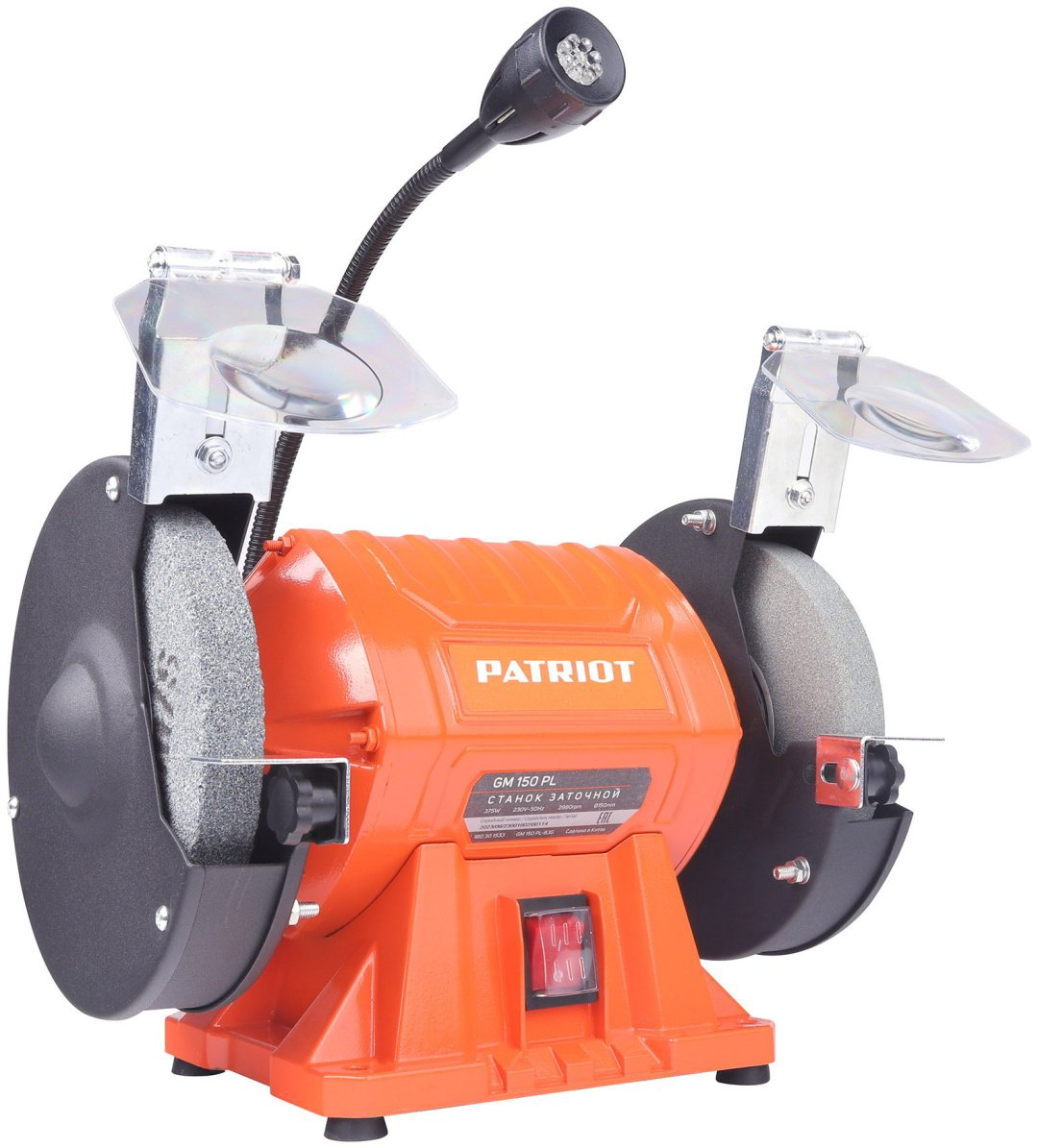 Точильный станок Patriot GM 150 PL 375 Вт 150 мм купить,NaN