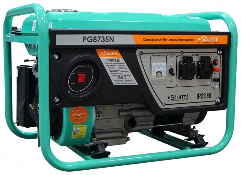 Электростанция бензиновая Sturm 2.5 кВт 1 (220 В), PG8735N