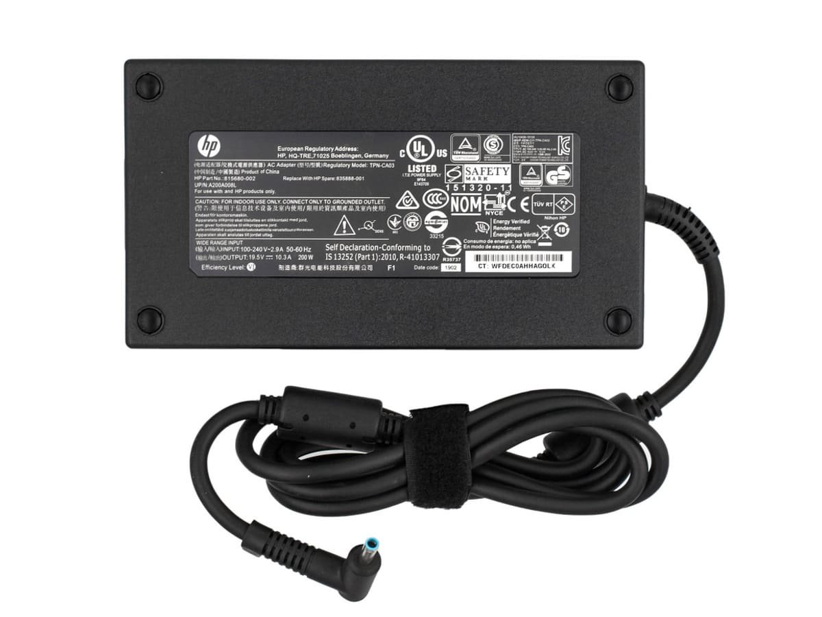 Блок питания для ноутбука HP 200W 4.5*3.0 Slim