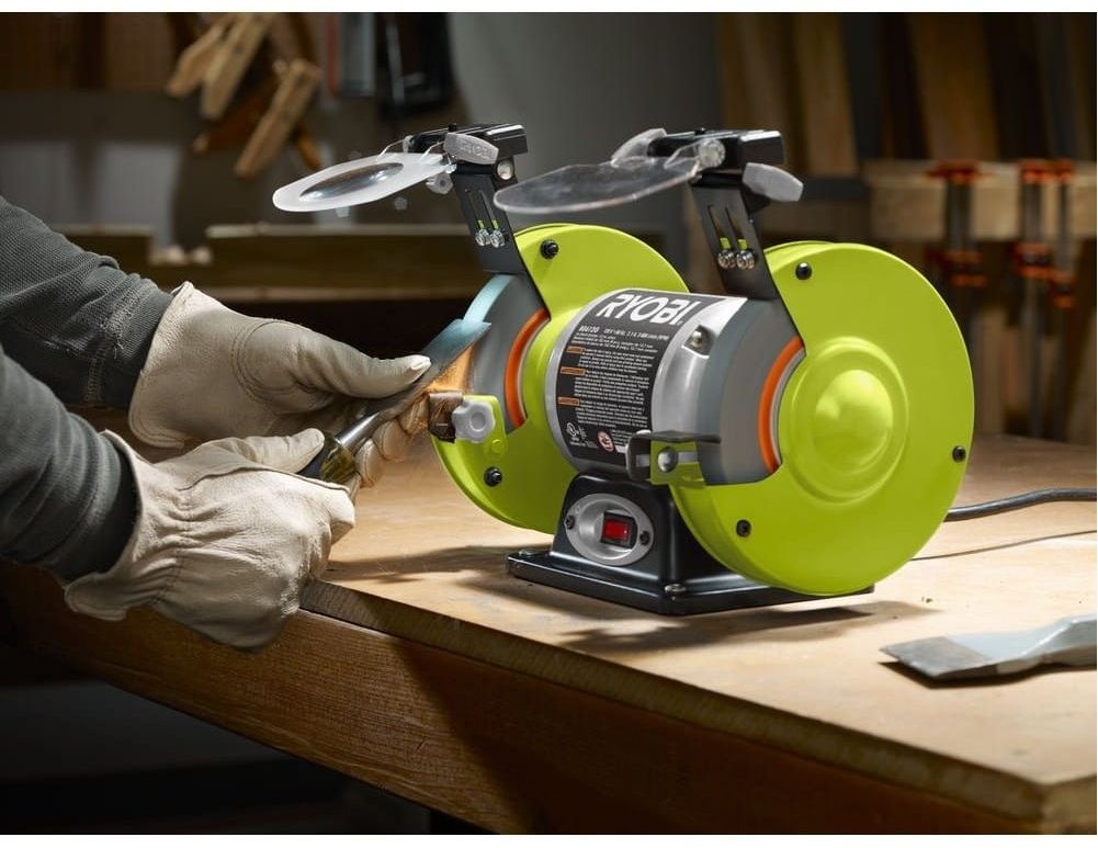 Точильный станок RYOBI RBG6G1 5133004823 250 Вт 150 мм купить,0
