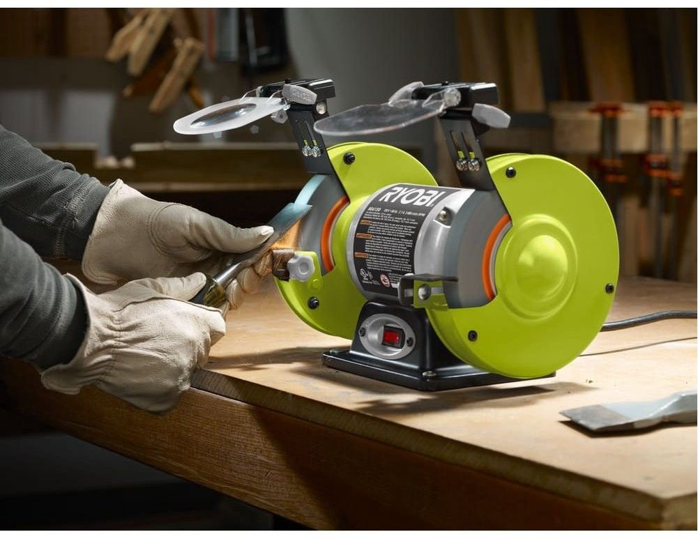 Точильный станок RYOBI RBG6G1 5133004823 250 Вт 150 мм купить,NaN