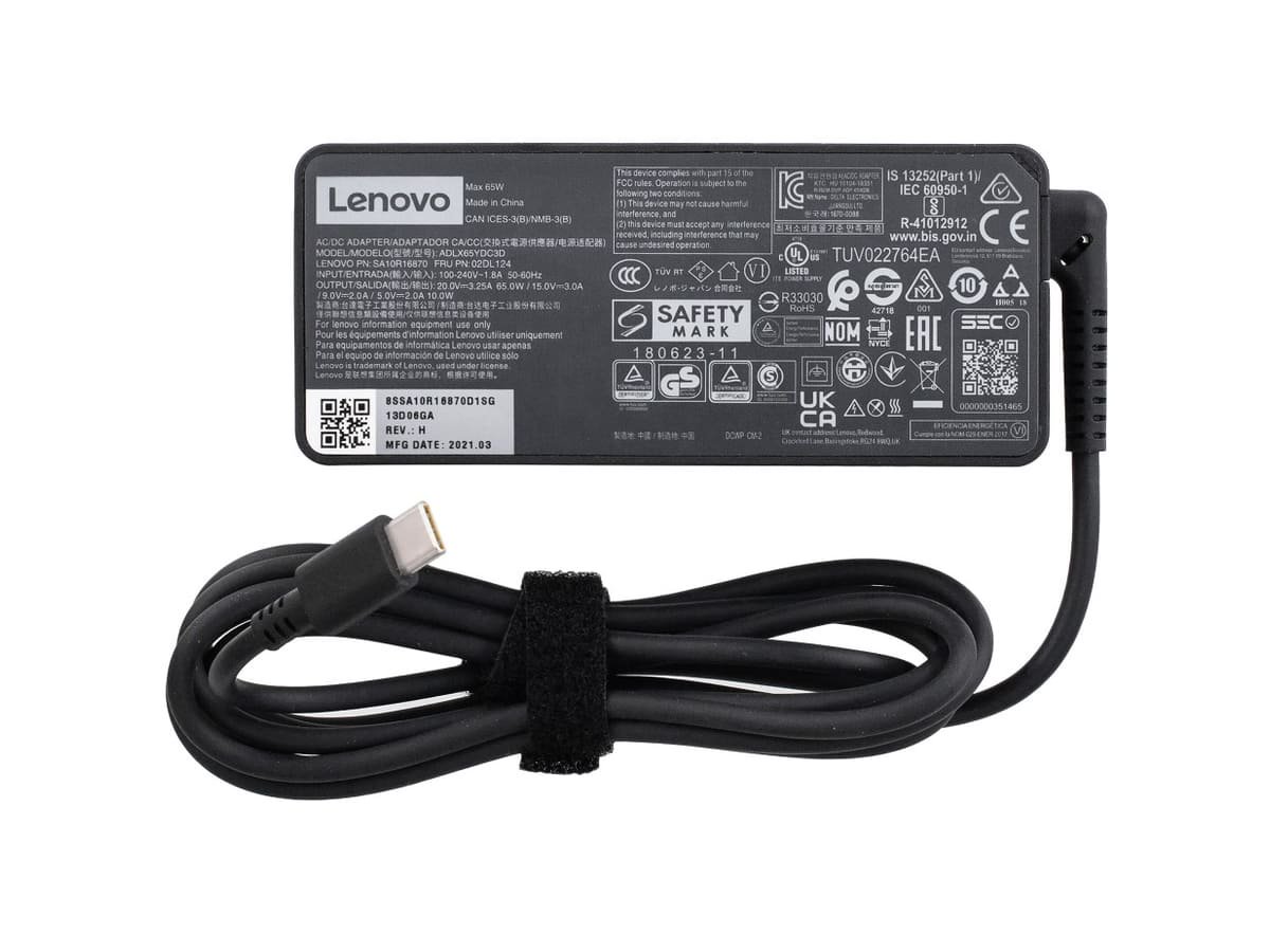 Блок питания для ноутбука Lenovo 65W USB-C 4X20M26272 купить,NaN