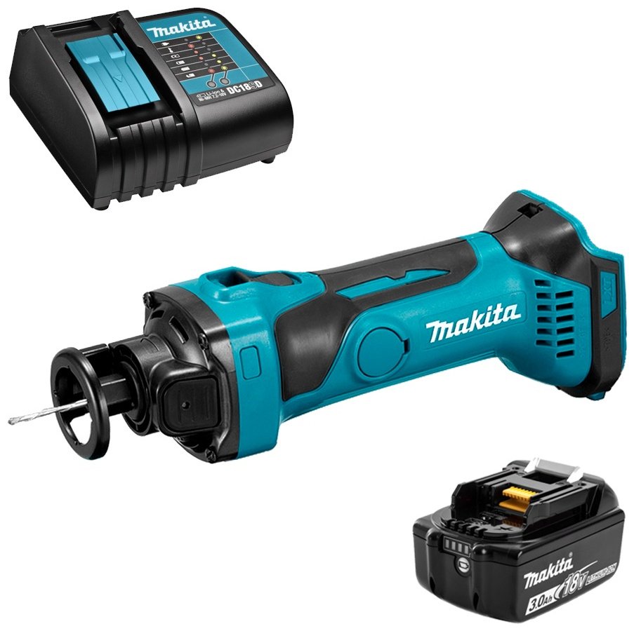 Фрезер кромочный Makita DCO180Z (набор)