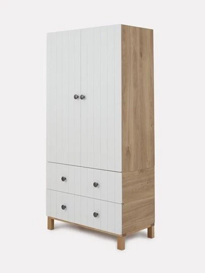 Распашной шкаф RANT Bamboo, 84x174х44 см, белый купить,NaN