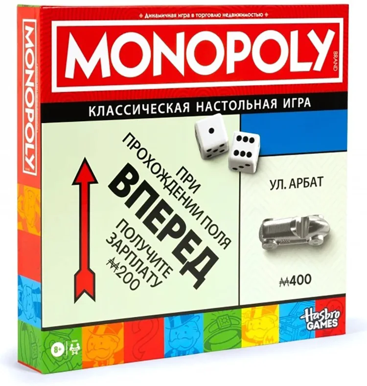 Настольная игра Hasbro H G0009 Game Монополия классическая