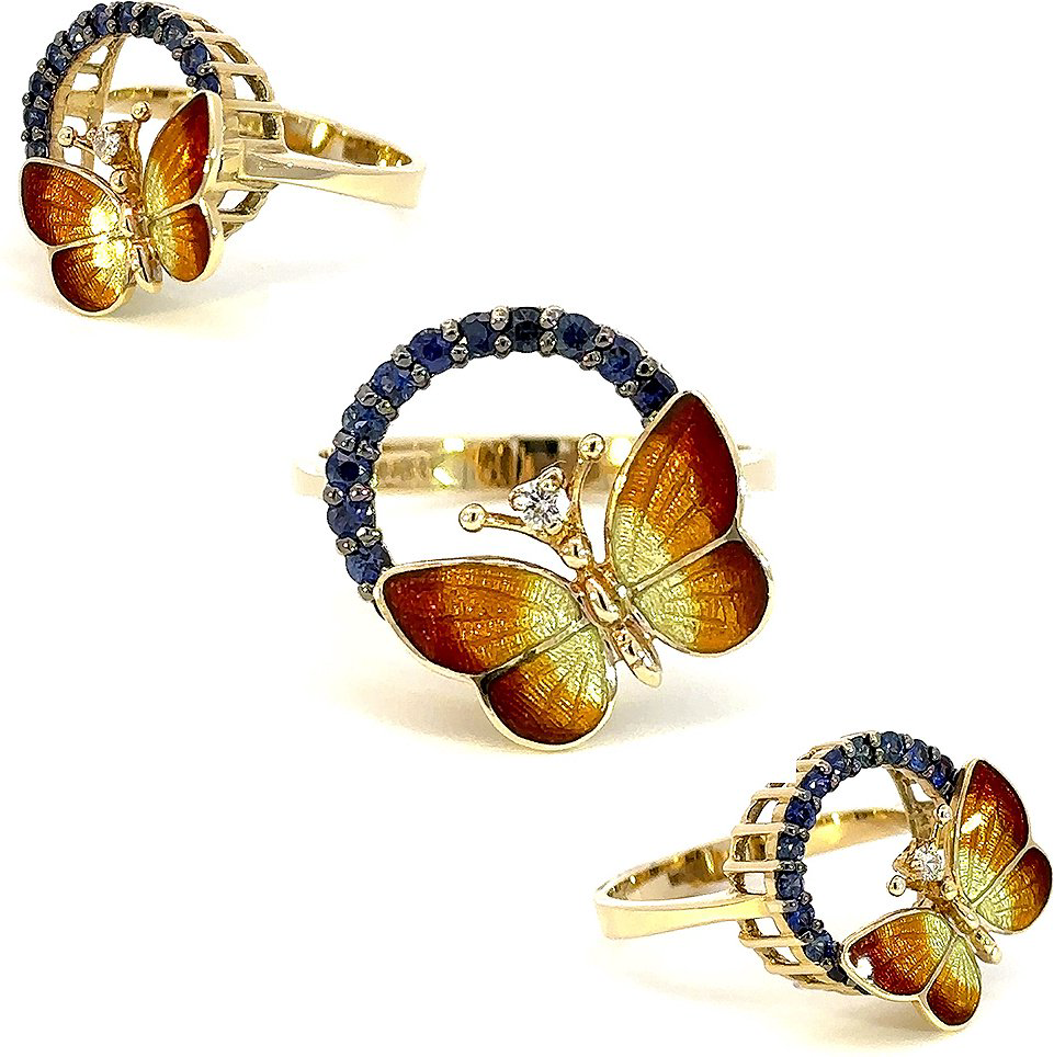 Кольцо Roberto Bravo R01198441 17р 3,68гр 0,50ct 0,01ct. купить,NaN