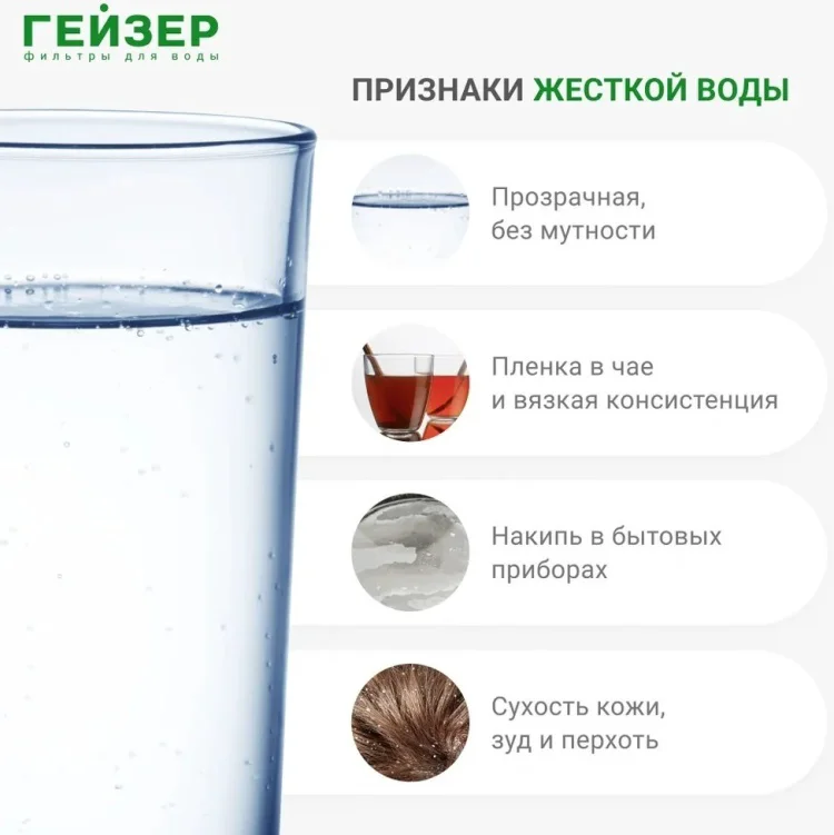 Набор сменных фильтрующих картриджей Гейзер 50033 502 2шт