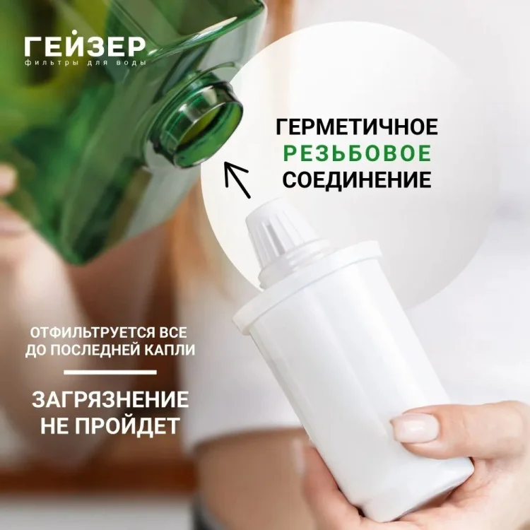 Набор сменных фильтрующих картриджей Гейзер 50033 502 2шт