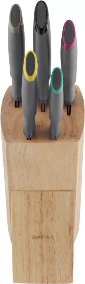 Набор ножей Tefal K122S504 Fresh Kitchen черный 5шт