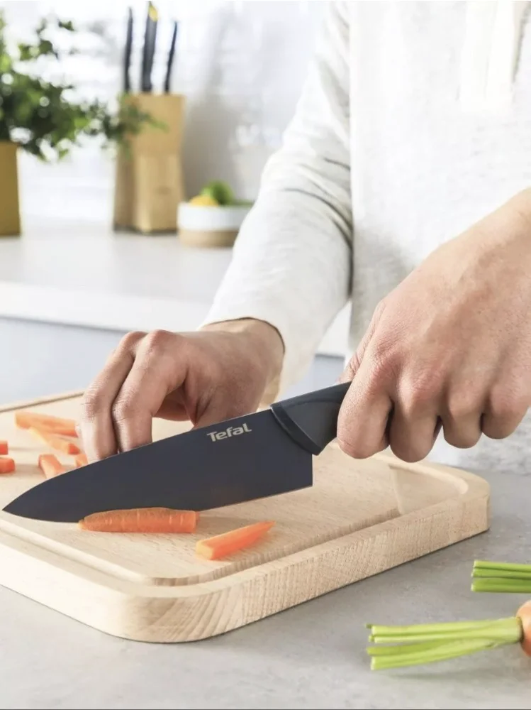 Набор ножей Tefal K122S504 Fresh Kitchen черный 5шт купить,42990