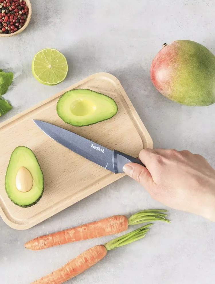 Набор ножей Tefal K122S504 Fresh Kitchen черный 5шт купить,42990
