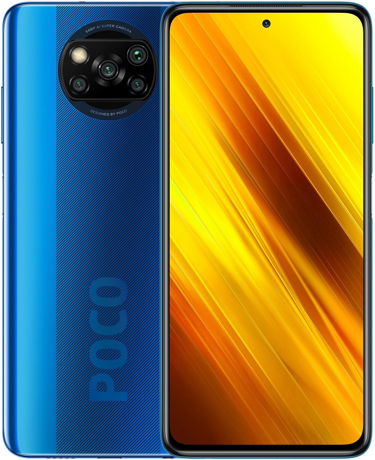 Смартфон Xiaomi Poco X3 64Gb Cobalt Blue купить,NaN