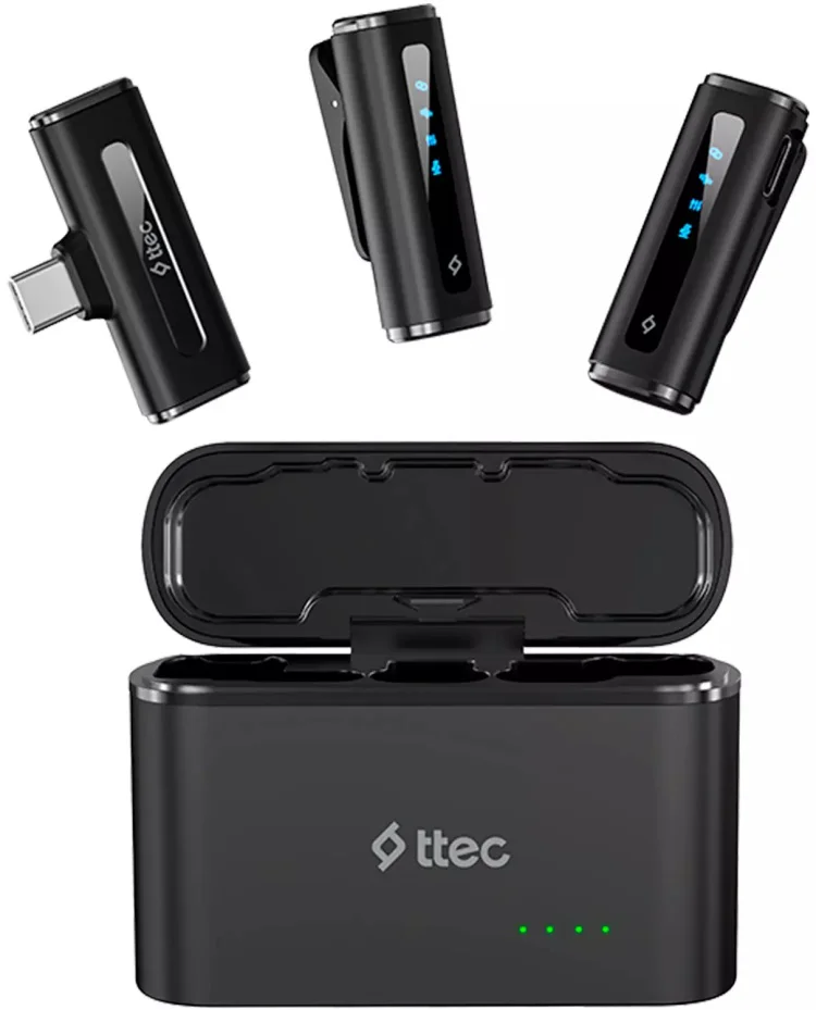 Петличный микрофон TTEC GoMic 2KYM02S черный