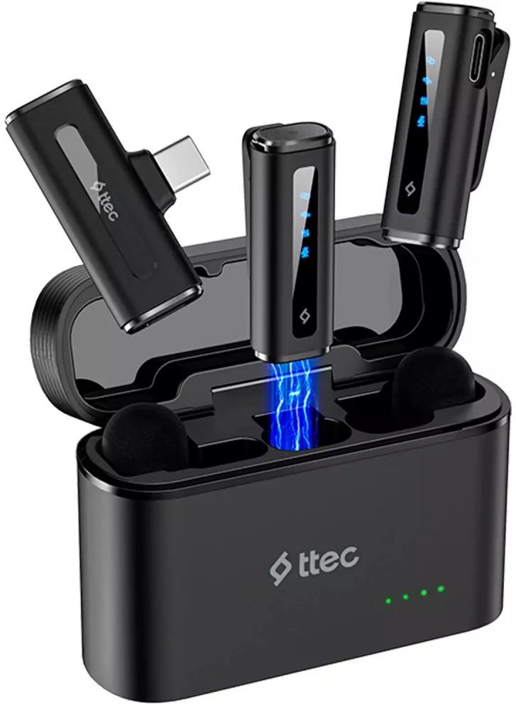 Петличный микрофон TTEC GoMic 2KYM02S черный