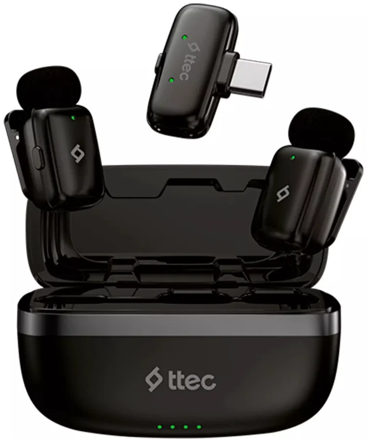 Петличный микрофон TTEC GoMic Lite 2KYM01S черный