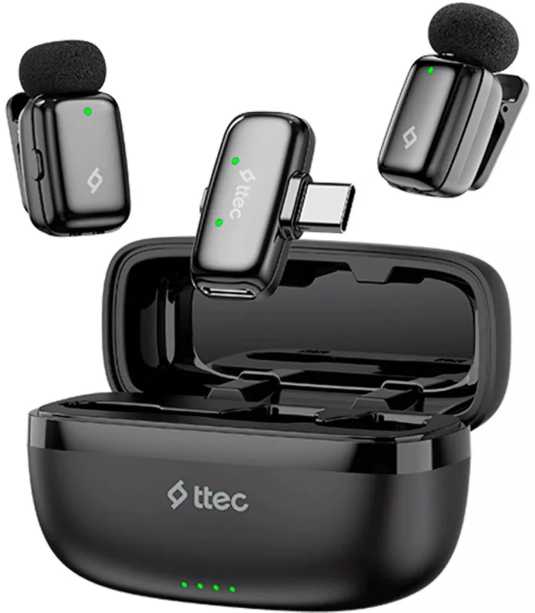 Петличный микрофон TTEC GoMic Lite 2KYM01S черный купить,15990