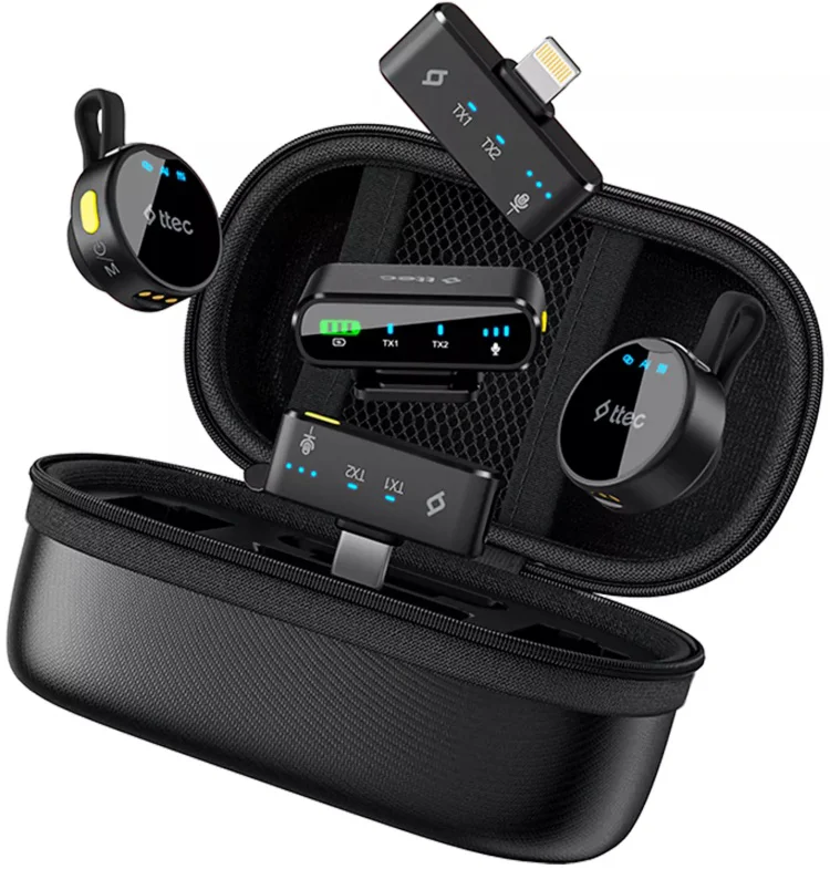 Петличный микрофон TTEC GoMic Pro 2KYM03S черный