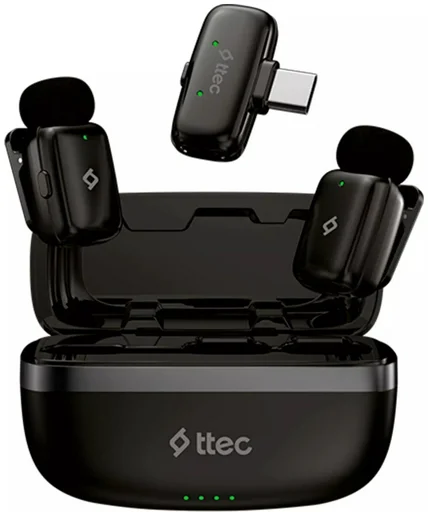 Петличный микрофон TTEC GoMic Lite 2KYM01S черный