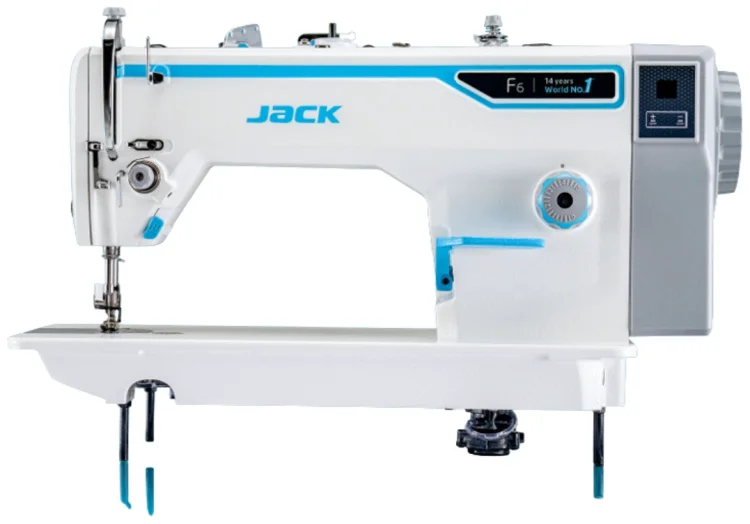Швейная машина промышленная Jack JK-F6 бело-голубой