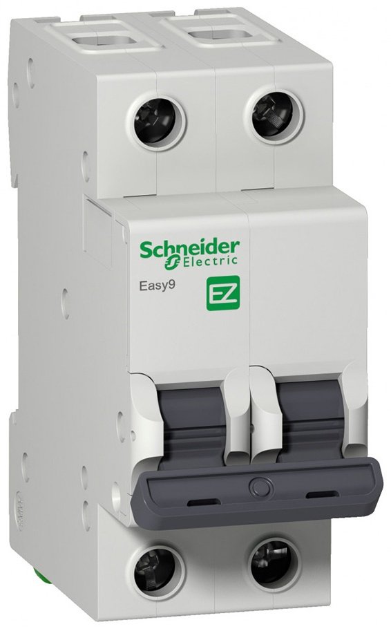 Schneider Electric автоматический выключатель EZ9F14250 EASY 9 2П 50A B 4.5кА 230В