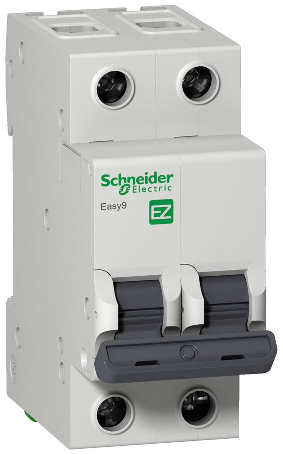 Schneider Electric автоматический выключатель EZ9F14250 EASY 9 2П 50A B 4.5кА 230В