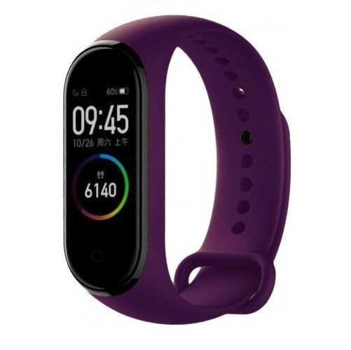 Фитнес-браслет Xiaomi Mi Band 4 фиолетовый купить,NaN