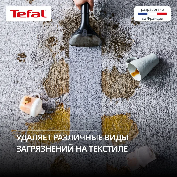 Пылесос моющий Tefal IZ 5020 F0 34х26.5х36.5см черно-зеленый купить,119990