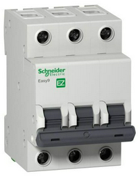 Schneider Electric автоматический выключатель 3P 10 A, 4.5 кА, 400 В