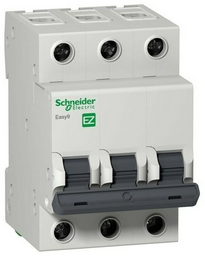 Schneider Electric автоматический выключатель EZ9F34340 EASY 9 3П 40А С 4.5кА 400В