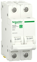 Schneider Electric автоматический выключатель R9F02263 (АВ) 2P B 63А 6 kA