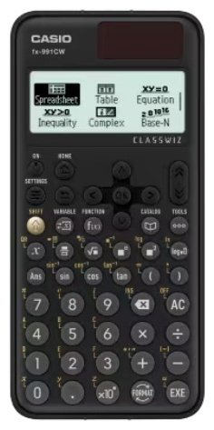 CASIO FX-991CW-W-ET-V, 10+2-разрядный, черный, серый купить,NaN