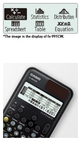 CASIO FX-991CW-W-ET-V, 10+2-разрядный, черный, серый купить,NaN