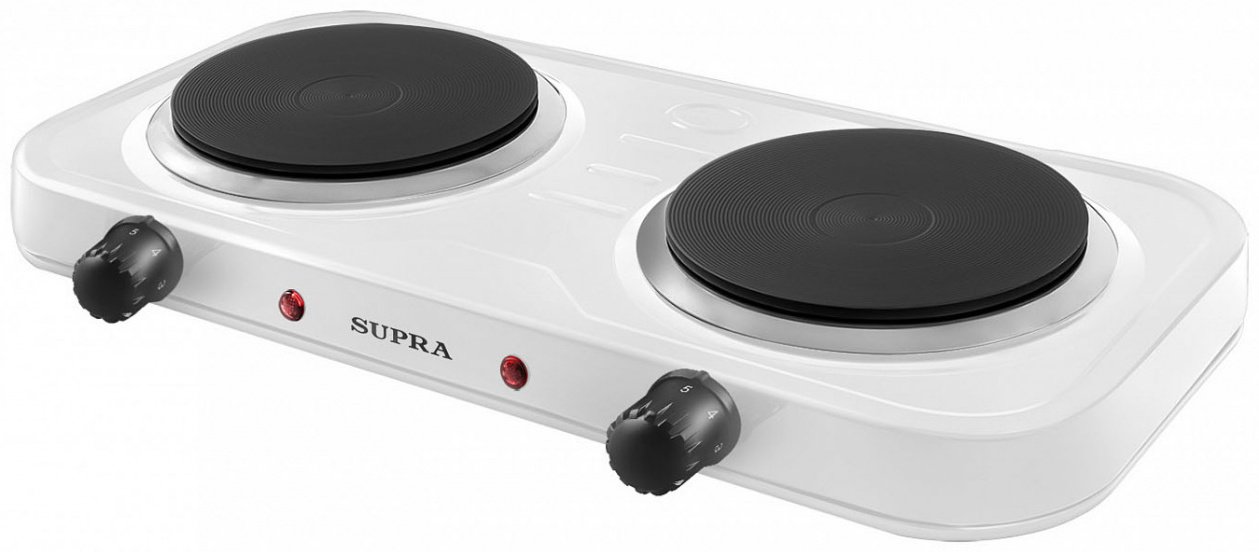 Настольная плита SUPRA HS-202 белый