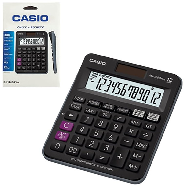 CASIO настольный MJ-120DPLUS-W черный
