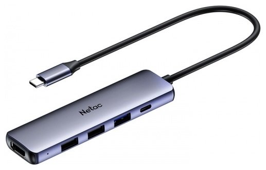 Док-станция Netac WF13 NT08WF13-30GR серый