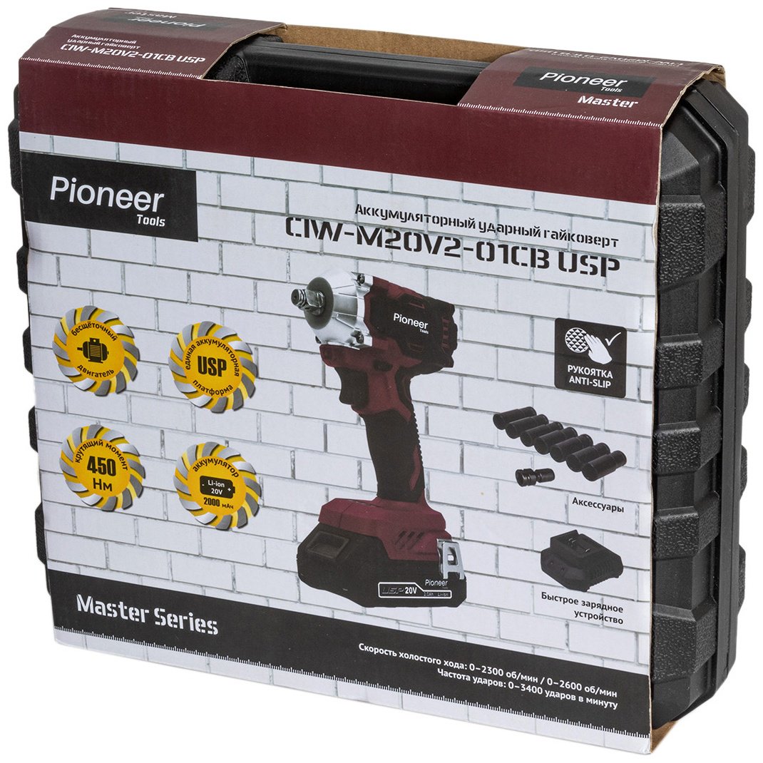 Pioneer гайковерт CIW-M20V2-01CB USP 20 В купить,39990
