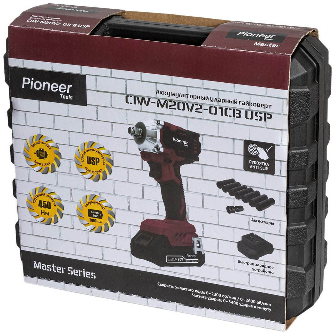Pioneer гайковерт CIW-M20V2-01CB USP 20 В купить,39990