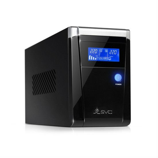 ИБП SVC V-800-F-LCD черный