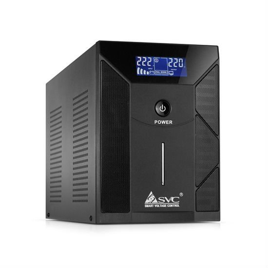 ИБП SVC V-2000-F-LCD черный